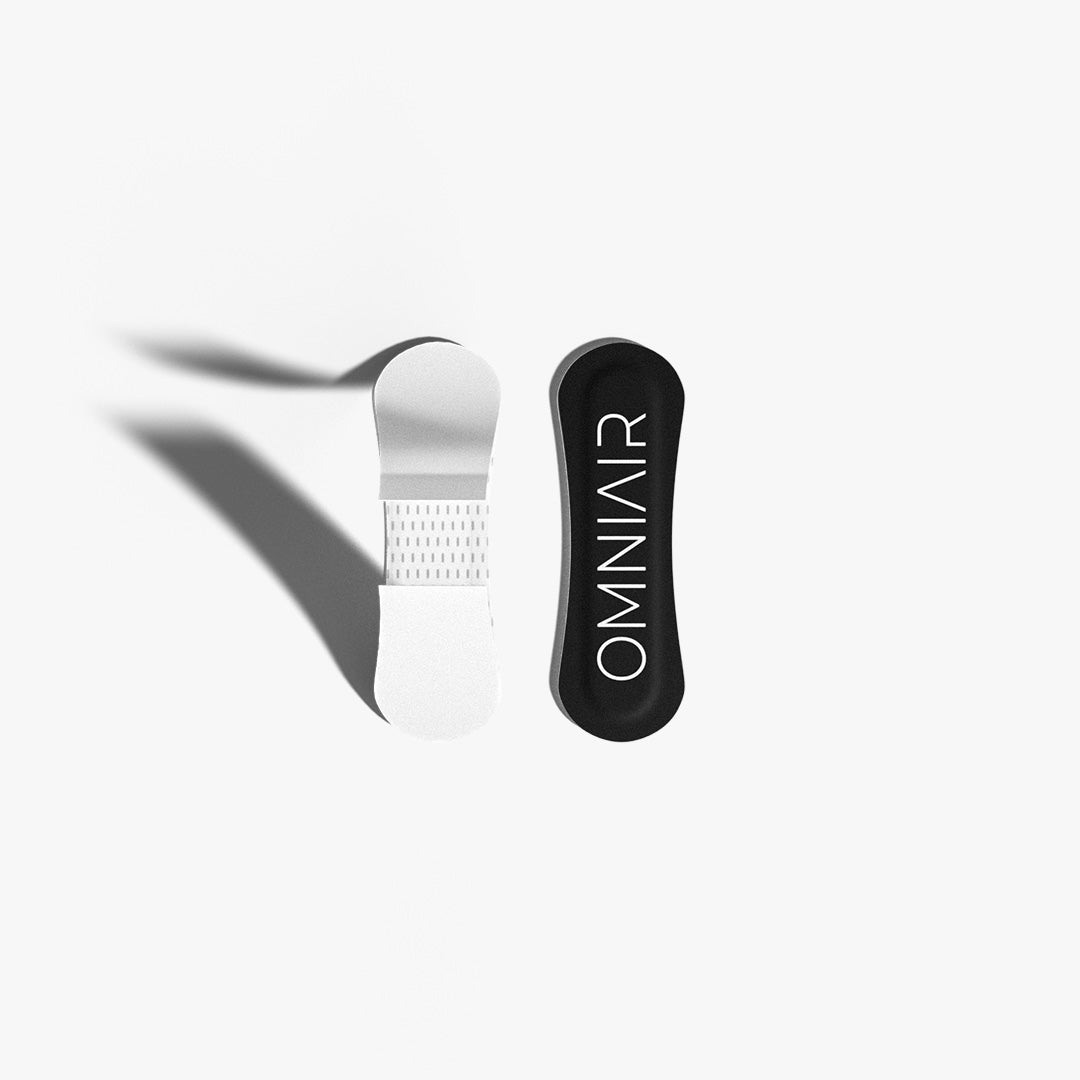 OMNIAIR Comfort Nasal Strip Black โ soft nasal strip for nighttime use
