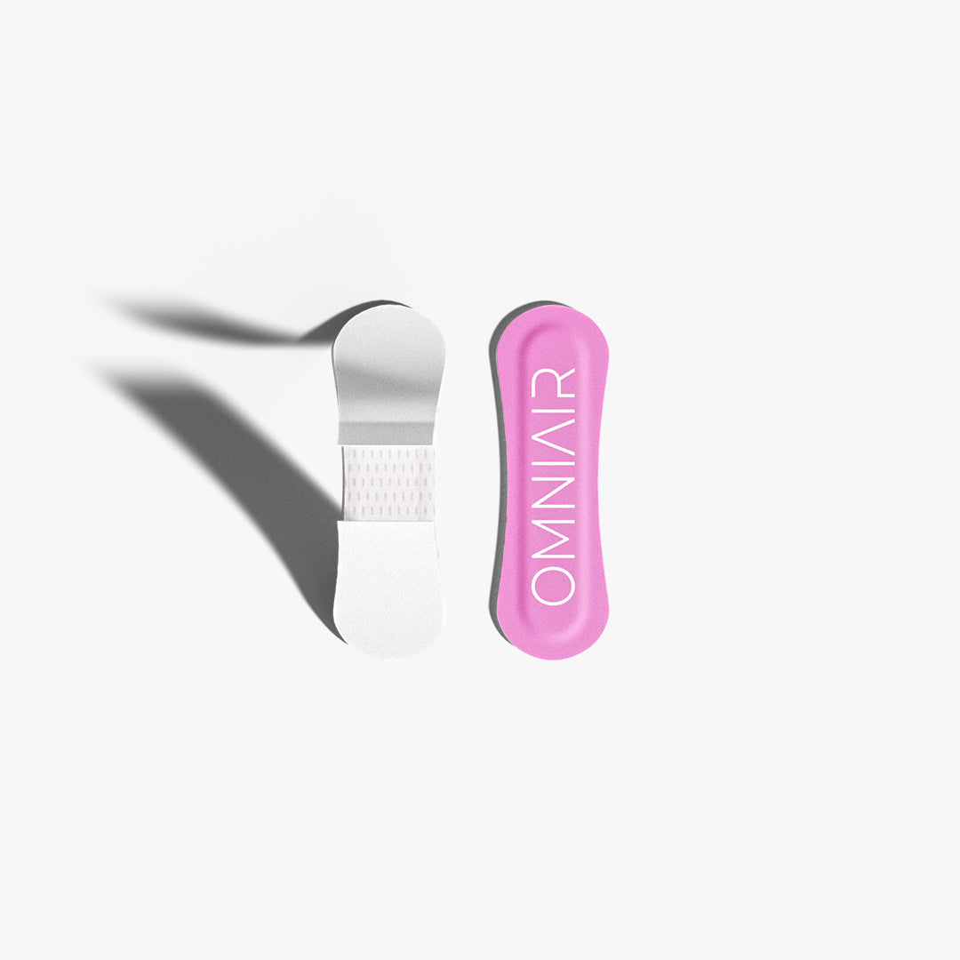 OMNIAIR Daily Nasal Strip Pink โ 38% more airflow for everyday use
