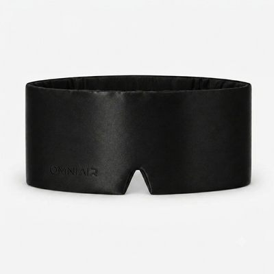 Sleepmask Black | 22 Momme Mulberry Silk