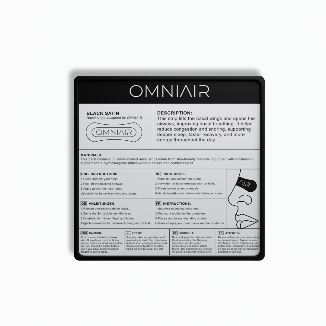 Nasal Strips - Daily | Black