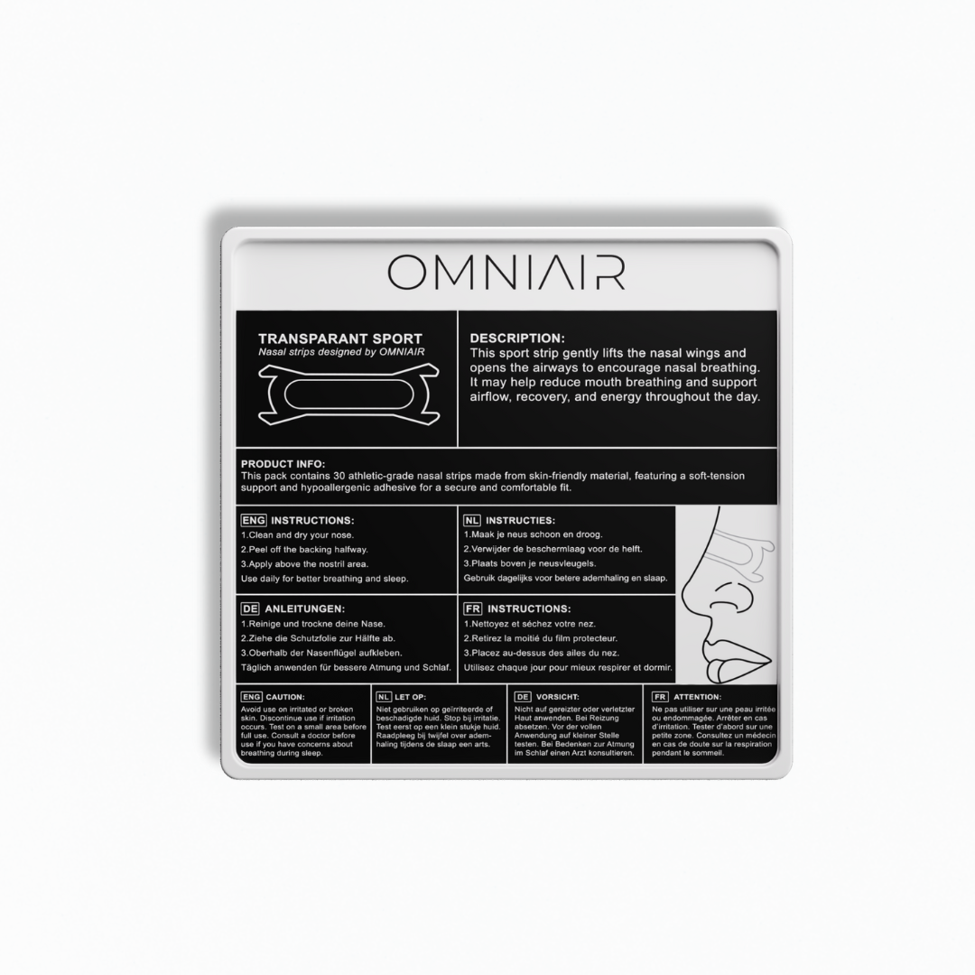 Nasal Strips - Sport | Transparent