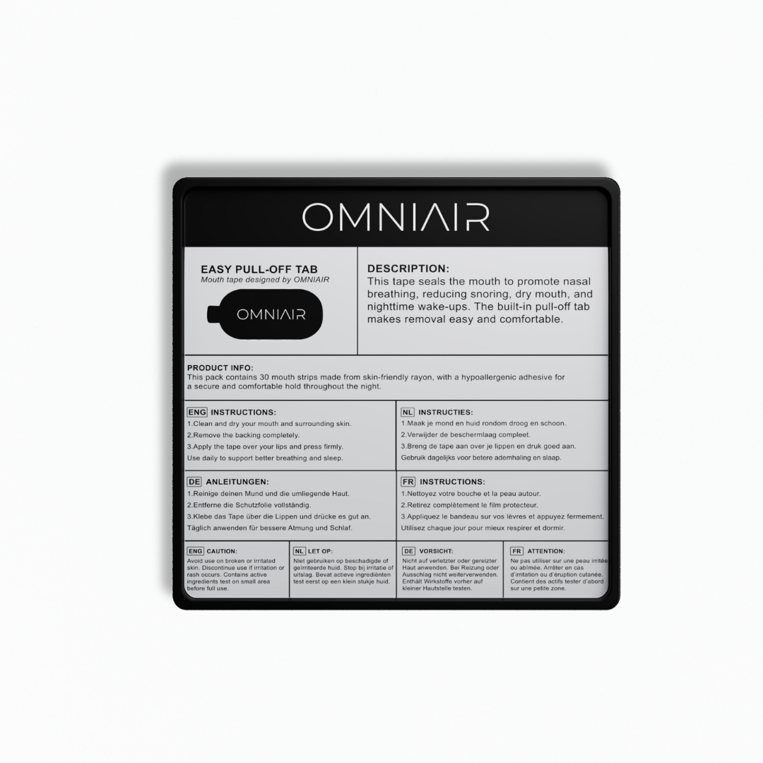 Mouth Tape - Daily | Black