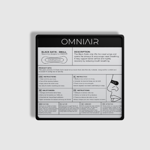 Small Black Nasal strips