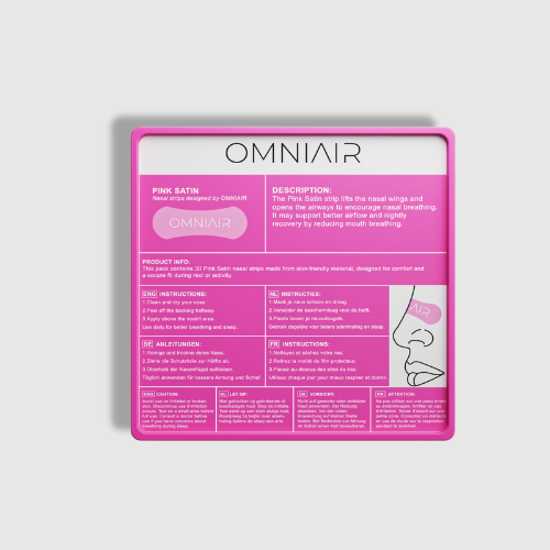 Pink Satin Nasal Strips