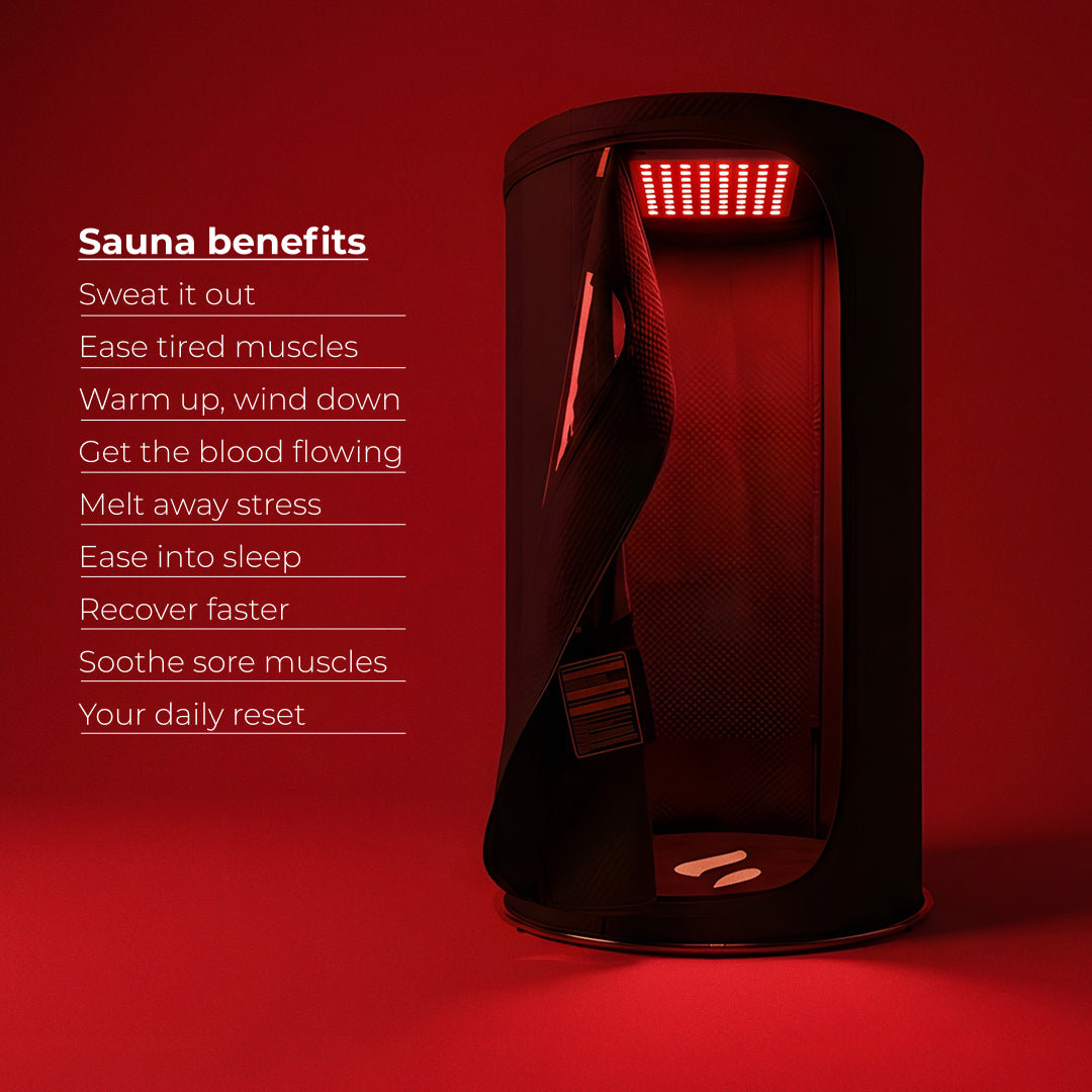 Home Sauna Pod Black
