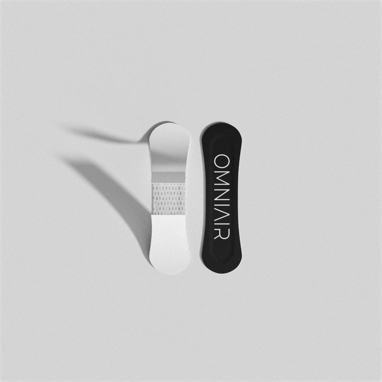 Small Black Satin Nasal strips